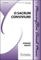 O Sacrum Convivium! SATB choral sheet music cover